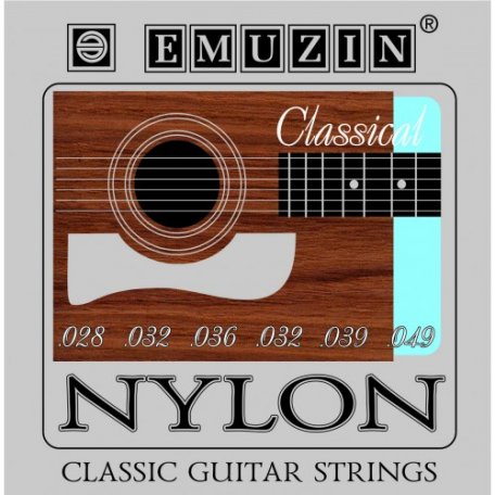 Струны для классической гитары Emuzin 6С371 Nylon 1-3