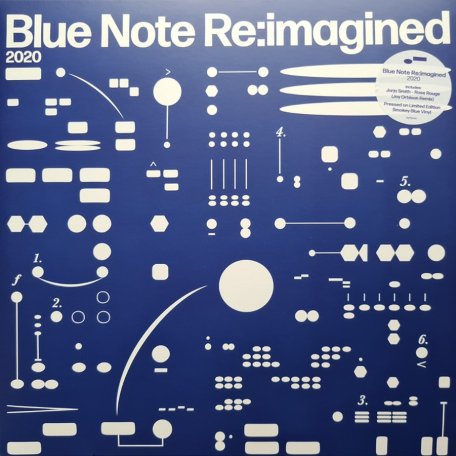 Виниловая пластинка Various Artists - Blue Note Reimagined (RSD2024, Smokey Clear & Blue Splatter Vinyl 2LP)