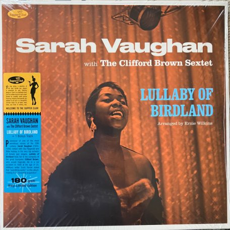 Виниловая пластинка Sarah Vaughan - Lullaby Of Birdland (Black Vinyl LP)