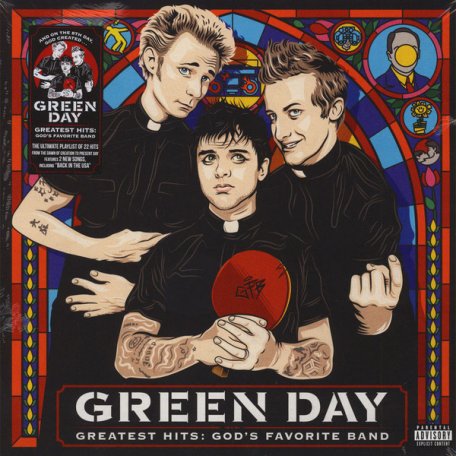 Виниловая пластинка Green Day GREATEST HITS: GODS FAVORITE BAND