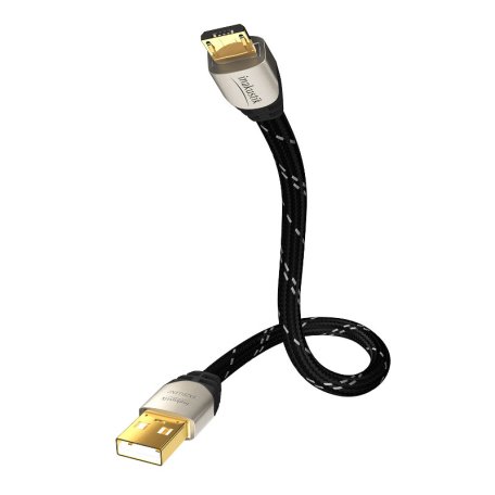 Распродажа (распродажа) USB кабель In-Akustik Exzellenz High Speed Micro USB 2.0 1.0m #00670101 (арт.310479), ПЦС