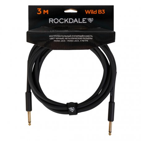 Инструментальный кабель ROCKDALE Wild B3 Black