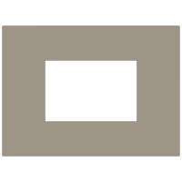 Ekinex Прямоугольная плата Fenix NTM, EK-SRG-FCO,  серия Surface,  окно 68х45,  цвет - Коричневый Оттава