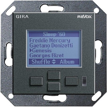 Настенная панель управления Revox M217 display GIRA System 55 (антрацит)