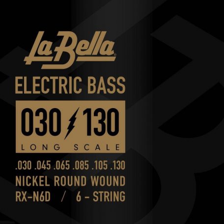 Струны для шестиструнной бас-гитары La Bella RX-N6D
