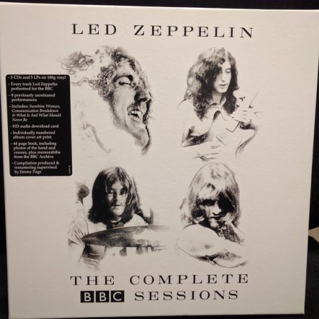 Виниловая пластинка Led Zeppelin THE COMPLETE BBC SESSIONS (5LP+3CD/180 Gram/Box set)