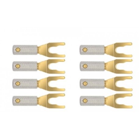 Разъем Wire World Set of 8 Uni-Term Gold Spades w/Sockets