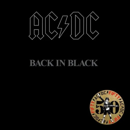 Виниловая пластинка AC/DC - Back In Black (Limited 50th Anniversary Edition, Gold Vinyl LP)