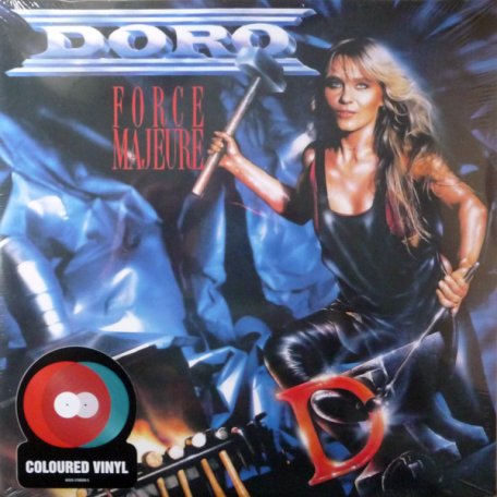 Виниловая пластинка Doro — FORCE MAJEURE(LIM.ED.COLOUR RED/BLUE) (2LP)