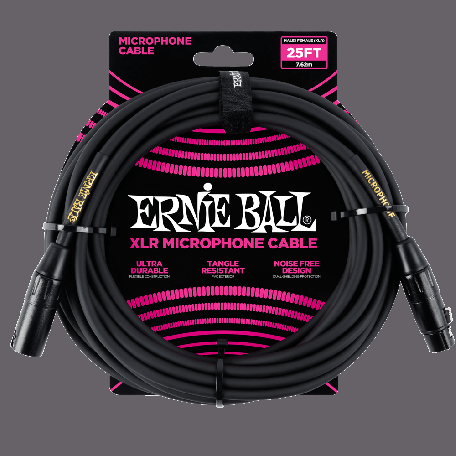 Микрофонный кабель Ernie Ball 6 073 7,62 м.