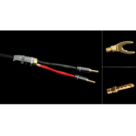 Акустический кабель Atlas Mavros Wired (2x4) 2.0m Transpose Z plug Gold