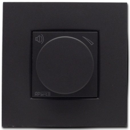Панель APart N-VOLST-BL Встраиваемый стереофонический аттенюатор громкости цвет - черный.