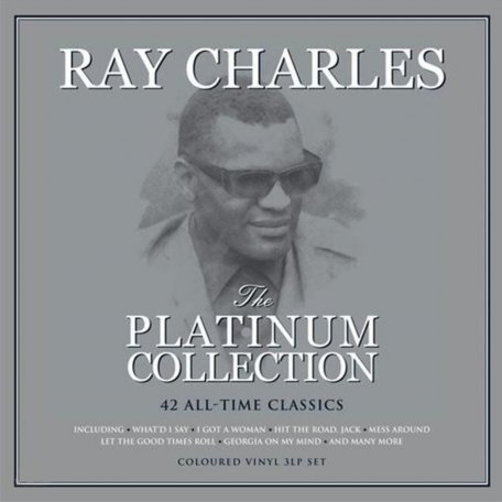 Виниловая пластинка FAT RAY CHARLES, THE PLATINUM COLLECTION (180 Gram White Vinyl)