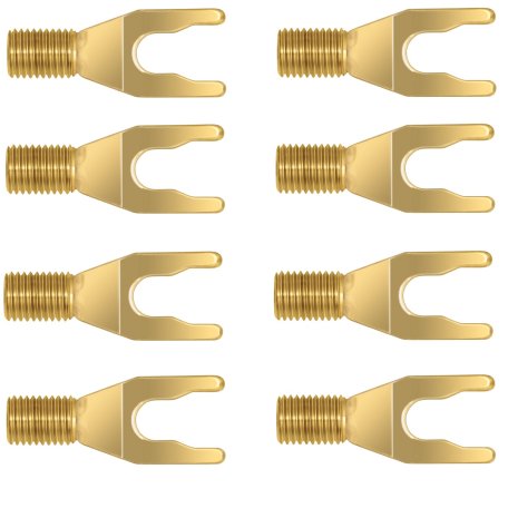 Разъем Wire World Set of 8 Gold Spades