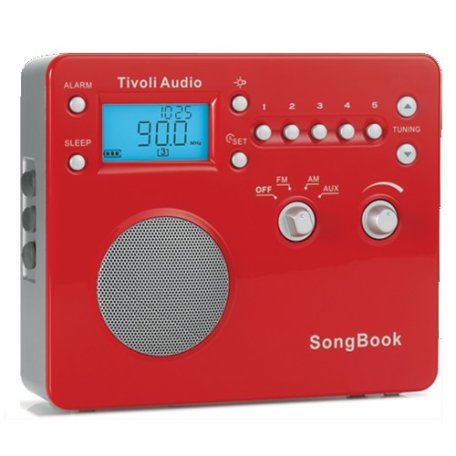 Радиоприемник Tivoli Audio Songbook red/silver (SBRS)