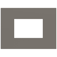 Ekinex Прямоугольная плата Fenix NTM, EK-SRG-FGL,  серия Surface,  окно 68х45,  цвет - Серый Лондон