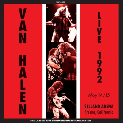 Виниловая пластинка VAN HALEN - LIVE AT SELLAND ARENA FRESNO 1992 (RED/WHITE SPLATTER VINYL) (LP)