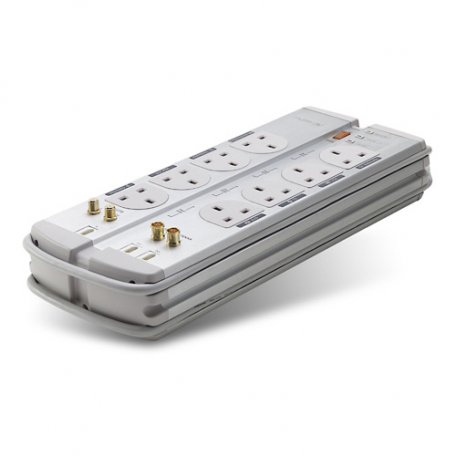 Сетевой фильтр Pure AV Isolator Home Theatre Surge Protector - 8 Sockets Silver Series (F9G823en3M)