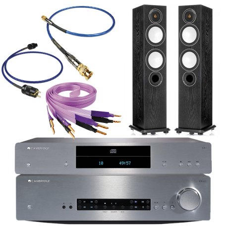 Стереокомплект Cambridge Audio CXC + Monitor Audio Silver 6