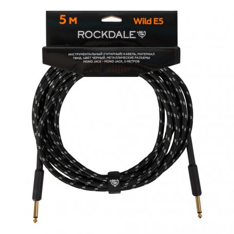Инструментальный кабель ROCKDALE Wild E5 Black