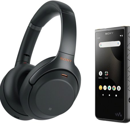 Комплект персонального аудио Sony Walkman NW-ZX507 black + WH-1000XM4 black