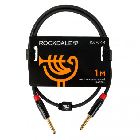 Инструментальный кабель ROCKDALE IC070-1M Black