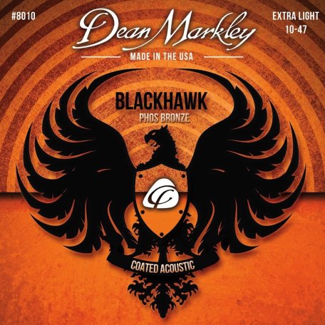 Струны для акустической гитары Dean Markley DM8010 Blackhawk Pure Bronze