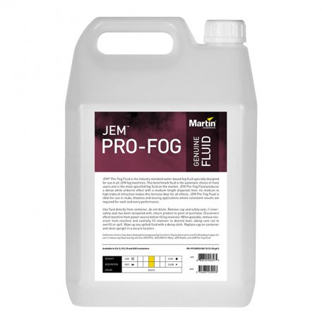 Жидкость для генератора тумана Martin Jem Pro-Fog Fluid 5 L