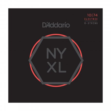 Струны для 8-струнной электрогитары DAddario NYXL1074