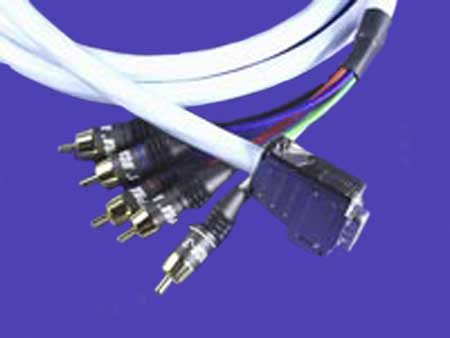 Межблочный кабель Supra VGA - 5RCA 4m