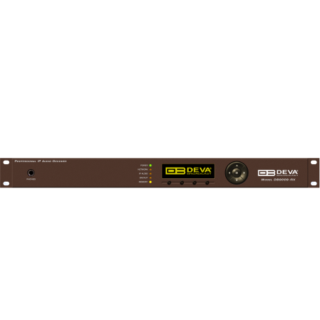 Профессиональный звуковой IP кодер DEVA Broadcast DB9009-RX