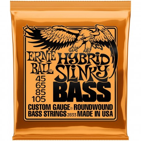 Струны для гитары Ernie Ball 2833 Hybrid Slinky 45-105