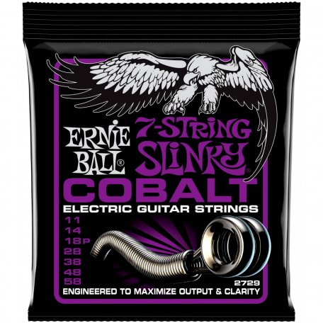 Струны для электрогитары Ernie Ball 2729 Cobalt Power Slinky