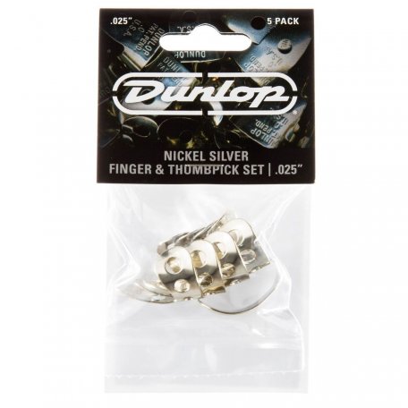 Когти Dunlop 33P025 Nickel Silver Fingerpick (5 шт)