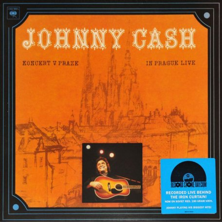Виниловая пластинка Johnny Cash KONCERT V PRAZE (IN PRAGUE LIVE) (180 Gram Red vinyl)