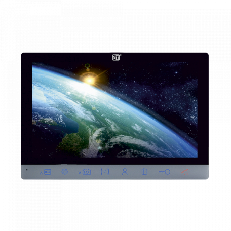 Видеодомофон SpaceTechnology ST-M201/7 (S/SD) ЧЕРНЫЙ