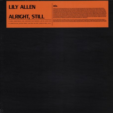 Виниловая пластинка PLG Lily Allen Alright, Still: (Black Vinyl)