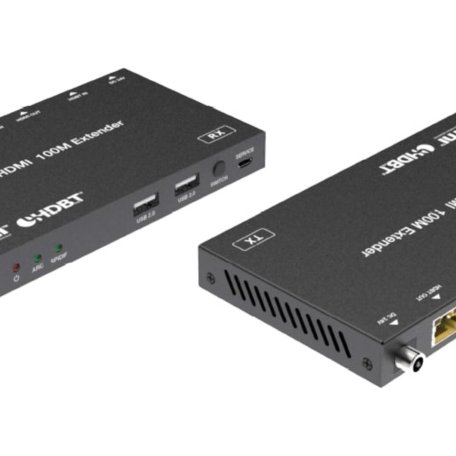 Передатчик и приемник HDMI по HDBaseT Prestel EHD 4K100LU