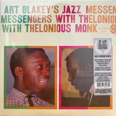 Виниловая пластинка Art Blakeys Jazz Messengers With Thelonious Monk (Deluxe Edition 180 Gram Black Vinyl LP)