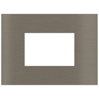 Ekinex Прямоугольная металлическая плата, EK-SRG-GBR,  серия Surface,  окно 68х45,  отделка - матовый никель