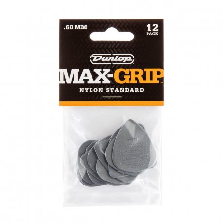 Медиаторы Dunlop 449P060 Max-Grip Nylon Standard (12 шт)