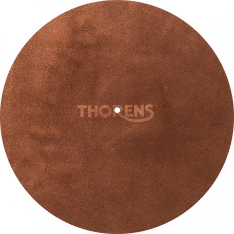 Слипмат Thorens Leather turntable mat brown