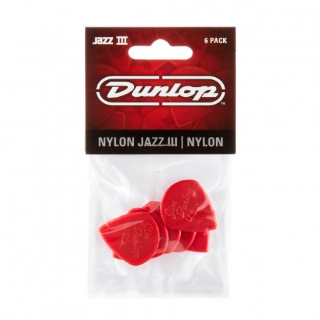 Медиаторы Dunlop 47P3N Nylon Jazz III (6 шт)