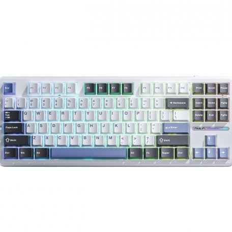Механическая клавиатура AULA F87 White-Black-Blue