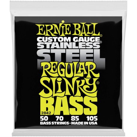 Струны для бас-гитары Ernie Ball 2842 Steel Regular Slinky
