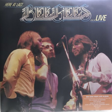 Виниловая пластинка Bee Gees — AT LAST… BEE GEES LIVE (2LP)