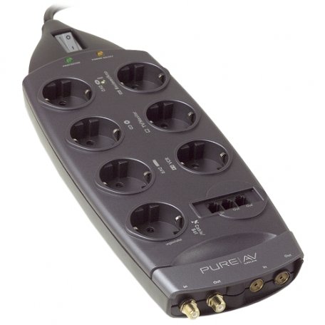 Сетевой фильтр Pure AV I Home Cinema Surge Protector - 7 Sockets, Теl/Sat protectoin 3 (F9A723en3M-F)