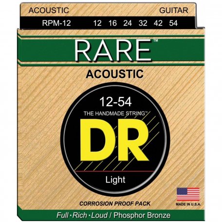 Струны для акустической гитары DR RPM-12 Rare