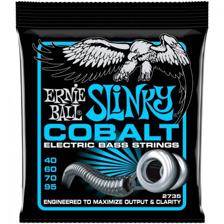 Струны для бас-гитары Ernie Ball 2735 Slinky Cobalt Extra Bass
