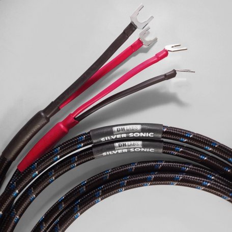 Акустический кабель DH Labs Q-10 Signature speaker cable single wire(2x2), spade 2,5m